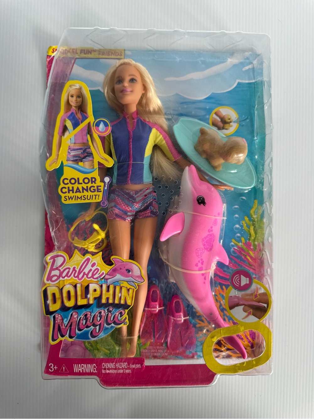 🩷 NIB. Vintage Barbie Dolphin Magic Color-Change Swimsuit Doll - rare find!!